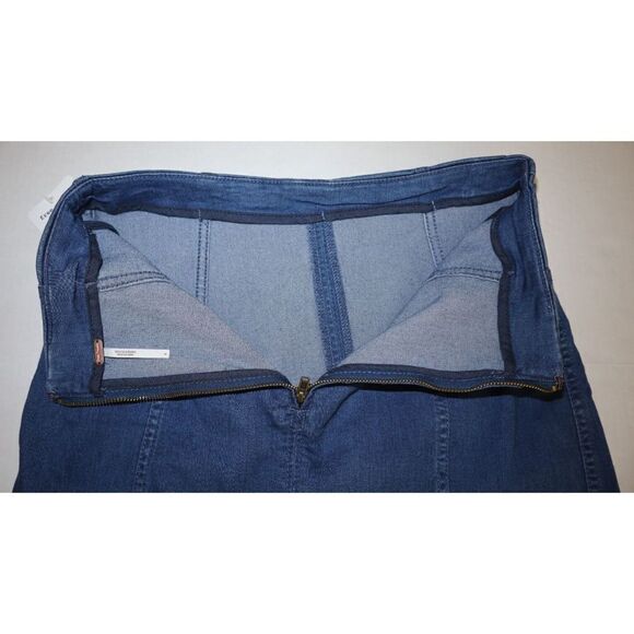 Free People OB504493 Women's Sz 8 Nautilus Blue Femme Denim Mini Skirt $50 - Picture 4 of 6